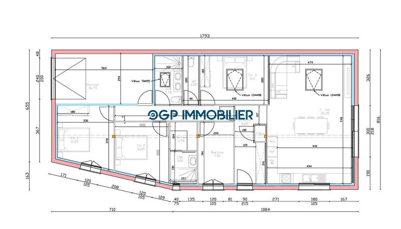Maison - 103 m² - 5 pièces