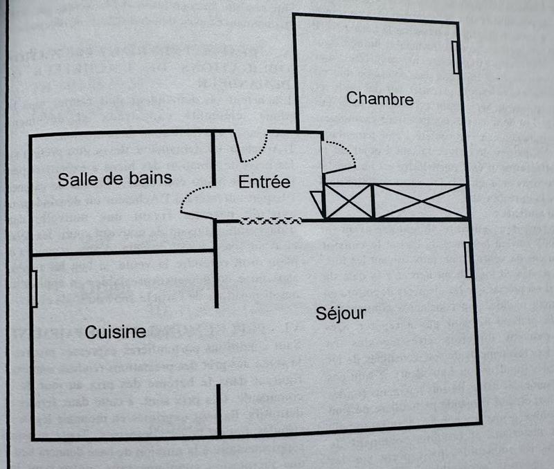 Appartement - 33 m² - 2 pièces
