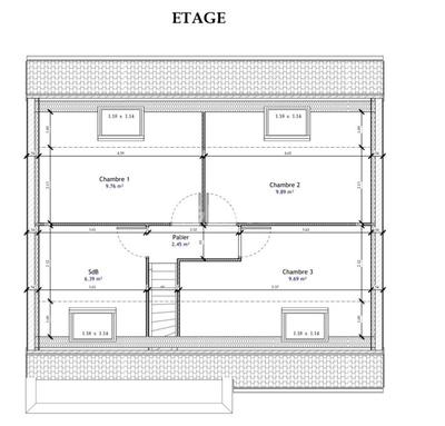 Maison - 100 m² - 4 pièces
