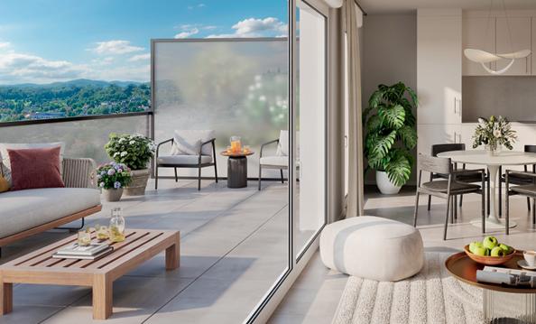 Appartement - 61 m² - 3 pièces