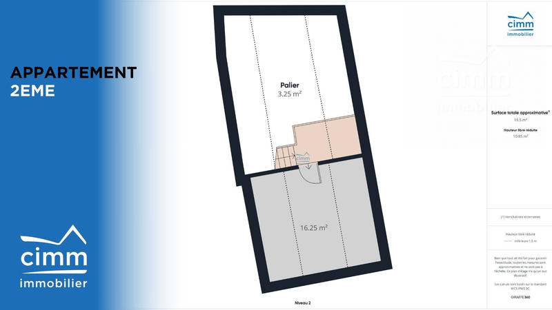 Duplex - 94 m² - 3 pièces