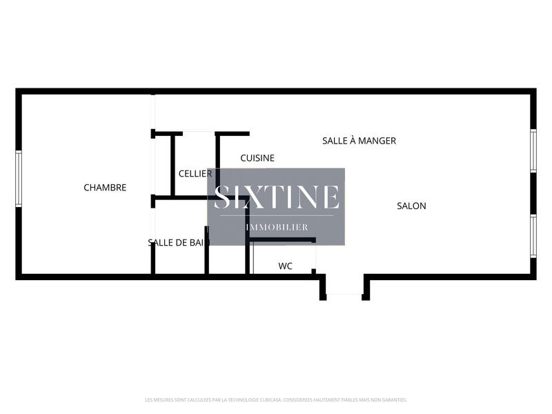 Appartement - 56 m² - 2 pièces