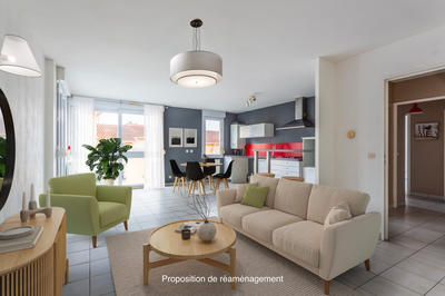 Appartement - 70 m² - 3 pièces