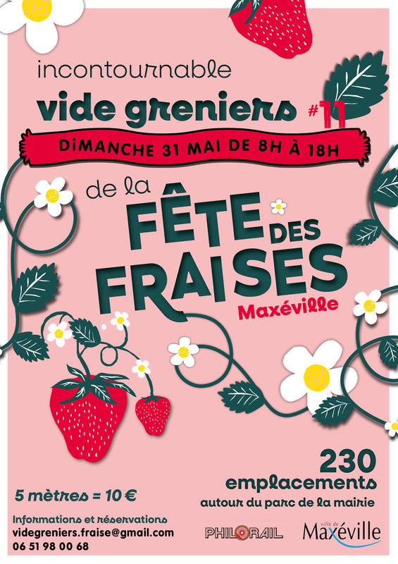 Vide grenier de la fête des fraises 11ème édition