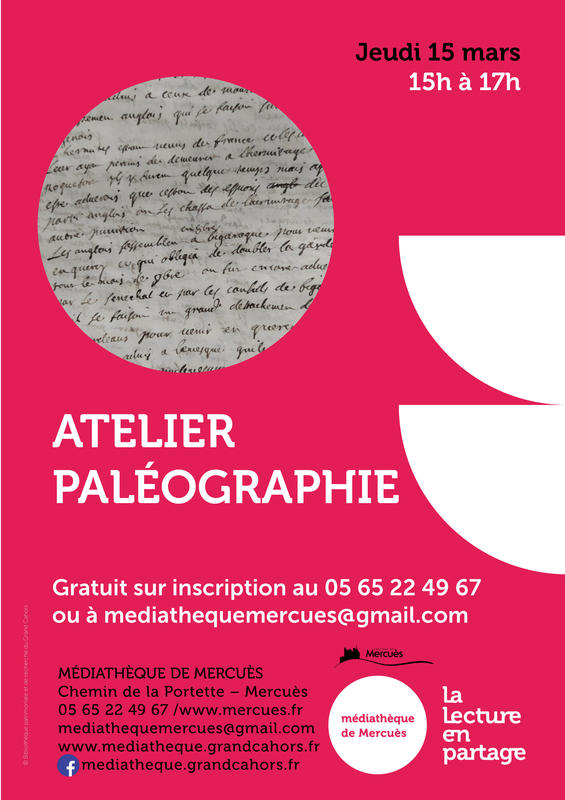 Atelier paléographie