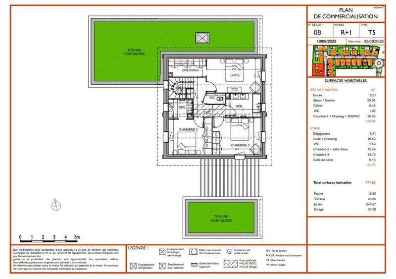 Villa - 171 m² - 6 pièces