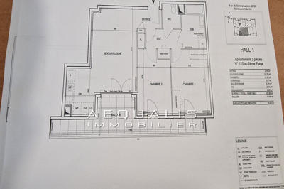 Appartement - 61 m² - 3 pièces