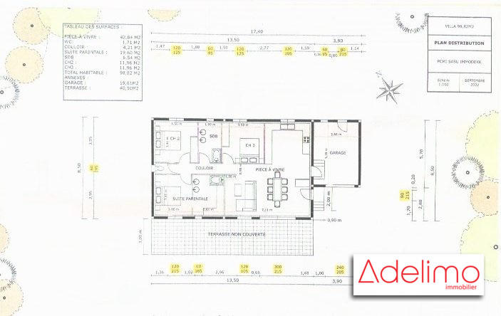 Maison - 100 m² - 4 pièces