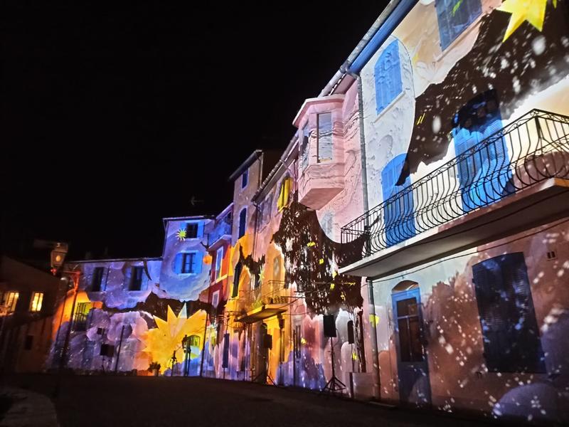 Vidéo-Mapping de Noël à Martigues