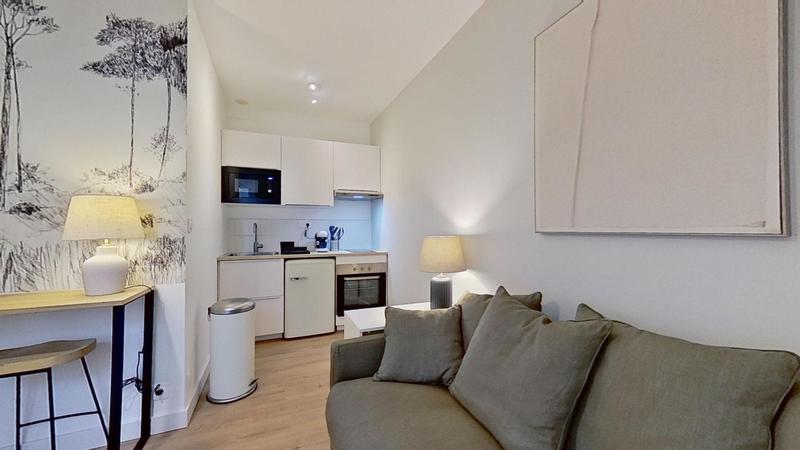 Studio - 18 m² - 2 pièces