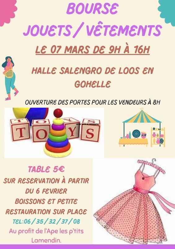 Bourse jouets et vêtements