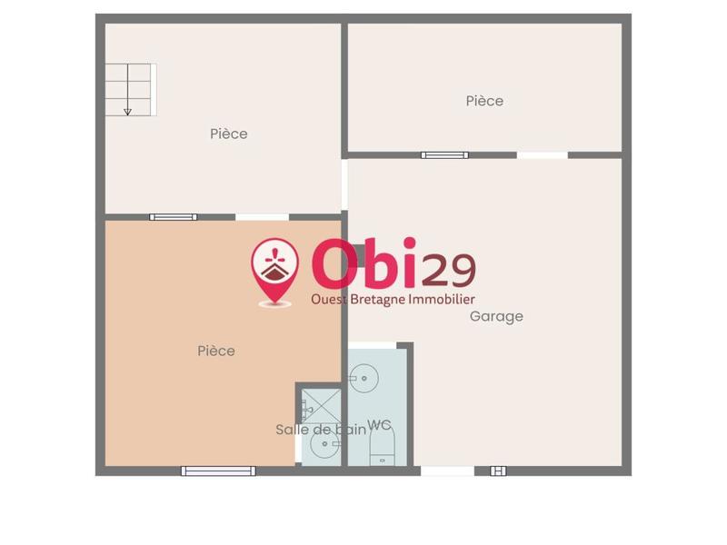 Maison de ville - 88 m² - 3 pièces