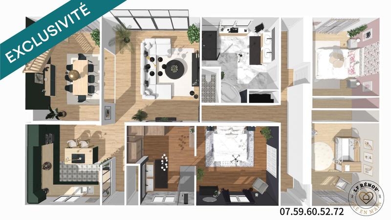 Maison - 146 m² - 7 pièces