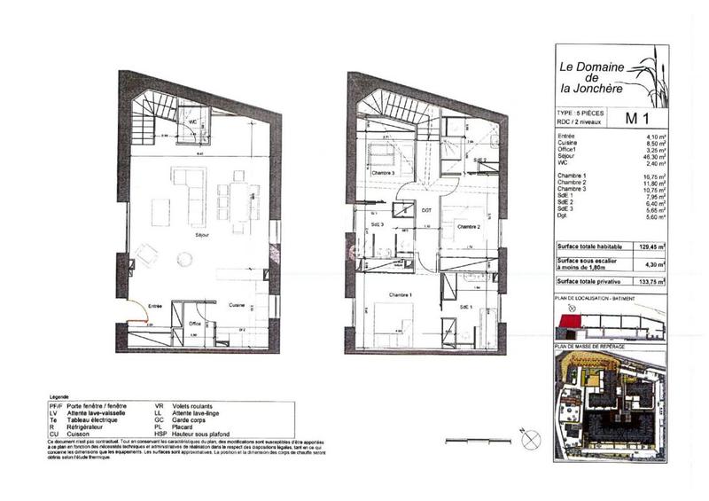 Maison de ville - 125 m² - 5 pièces