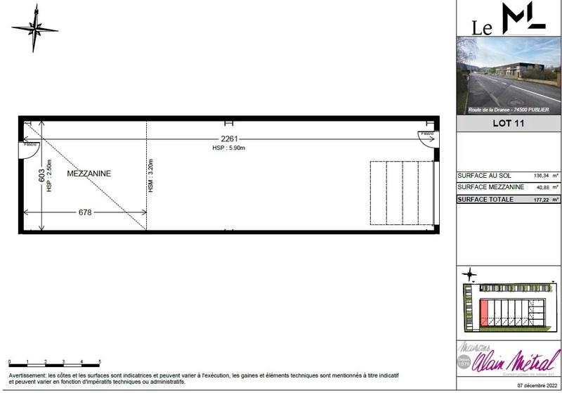Local artisanal - 177 m²