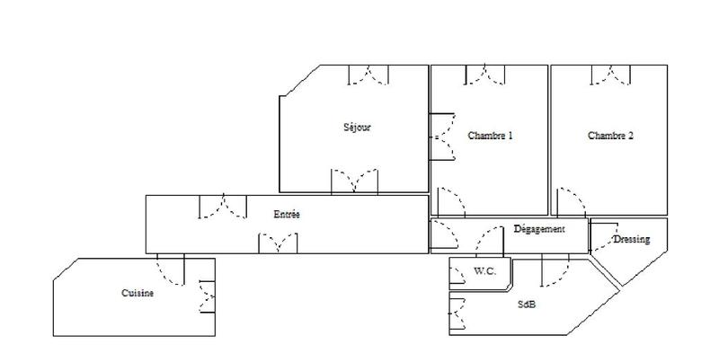 Appartement - 68 m² - 3 pièces