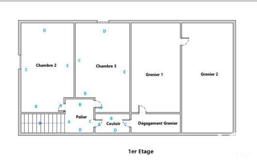 Maison de village - 97 m² - 4 pièces