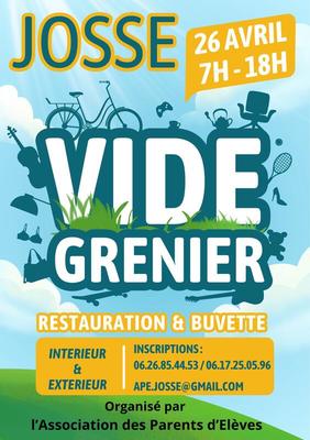 Vide grenier de l'ape de josse