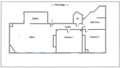 Appartement - 66 m² - 3 pièces