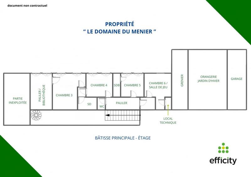 Demeure - 750 m² - 13 pièces
