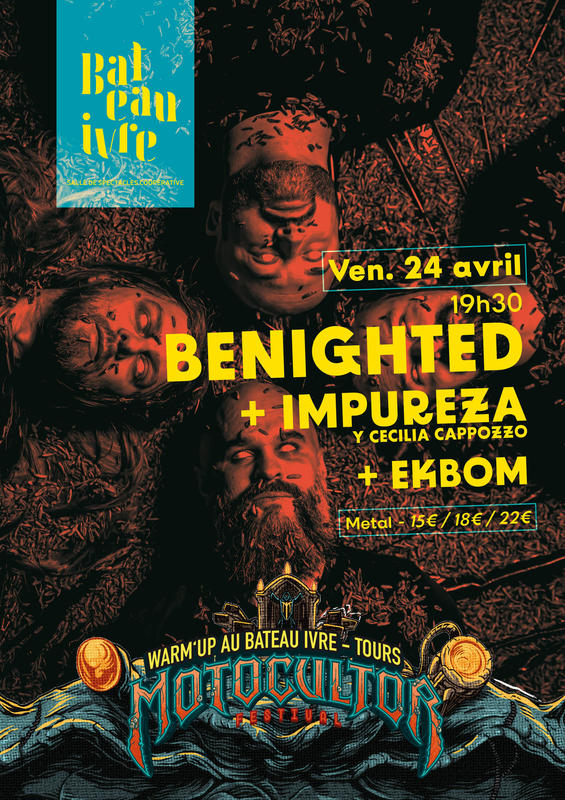 Benighted + Impureza y Cécile Cappozzo + Ekbom