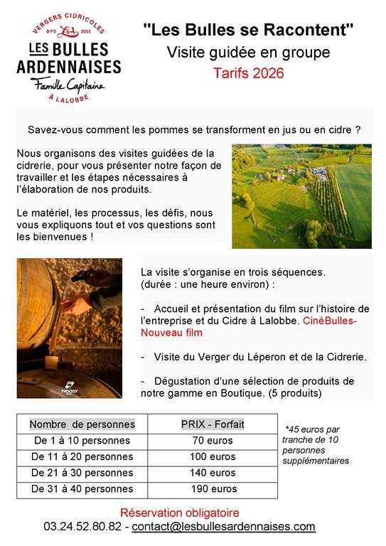 Les Bulles se racontent - Visite guidée en groupe