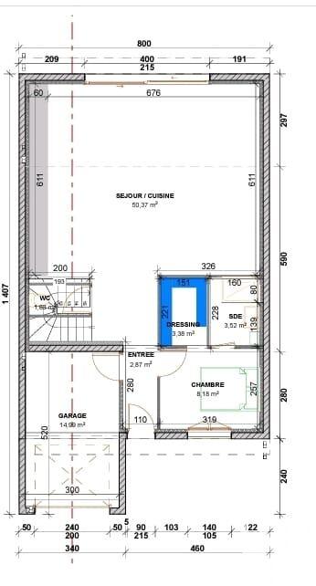 Maison - 104 m² - 4 pièces