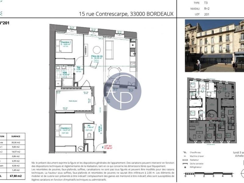 Appartement - 68 m² - 3 pièces