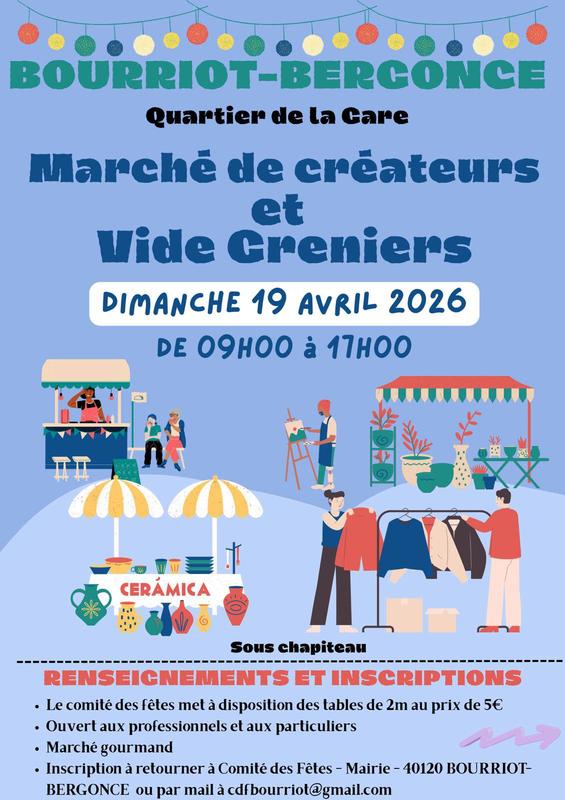 Marché de créateurs &amp; Vide greniers