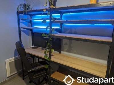 Chambre - 10 m² - 1 pièce