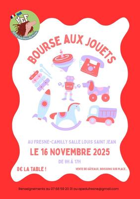 Bourse aux jouets de l'apae du fresne camilly