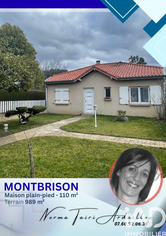 Maison - 110 m² - 5 pièces