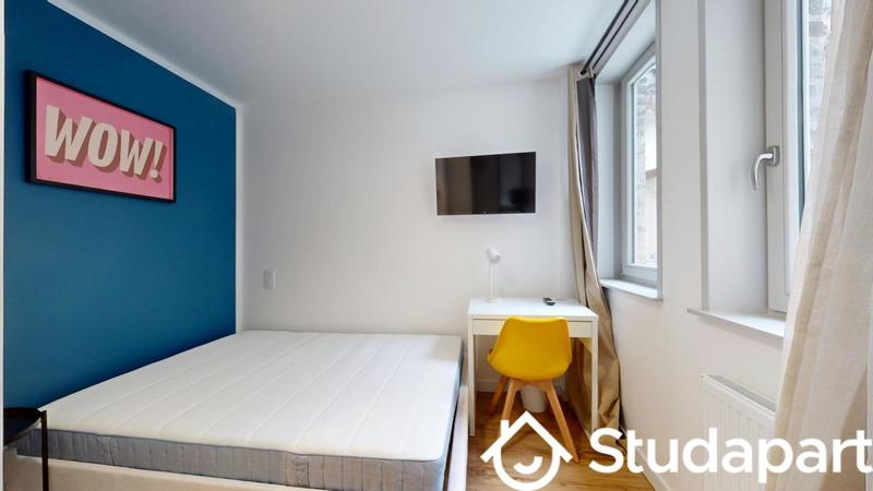 Chambre - 11 m² - 1 pièce