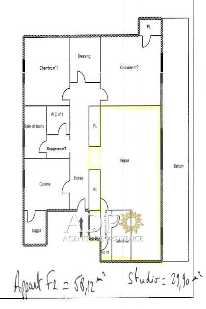 Appartement - 88 m²