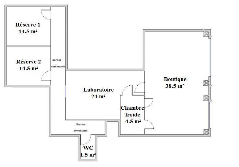 Local commercial - 98 m²