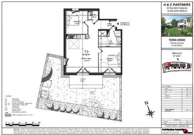 Maison - 67 m² - 3 pièces