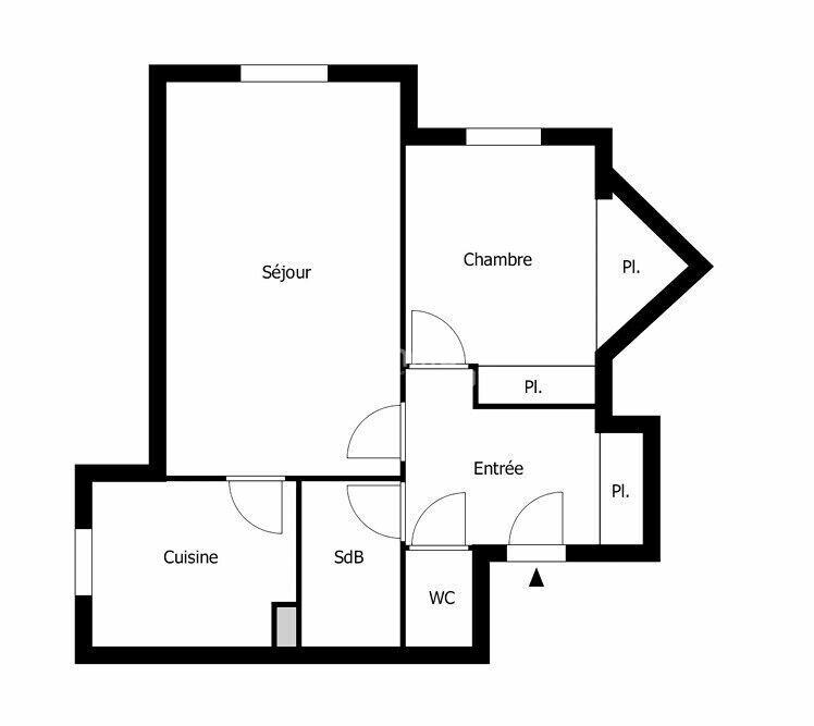 Appartement - 51 m² - 2 pièces