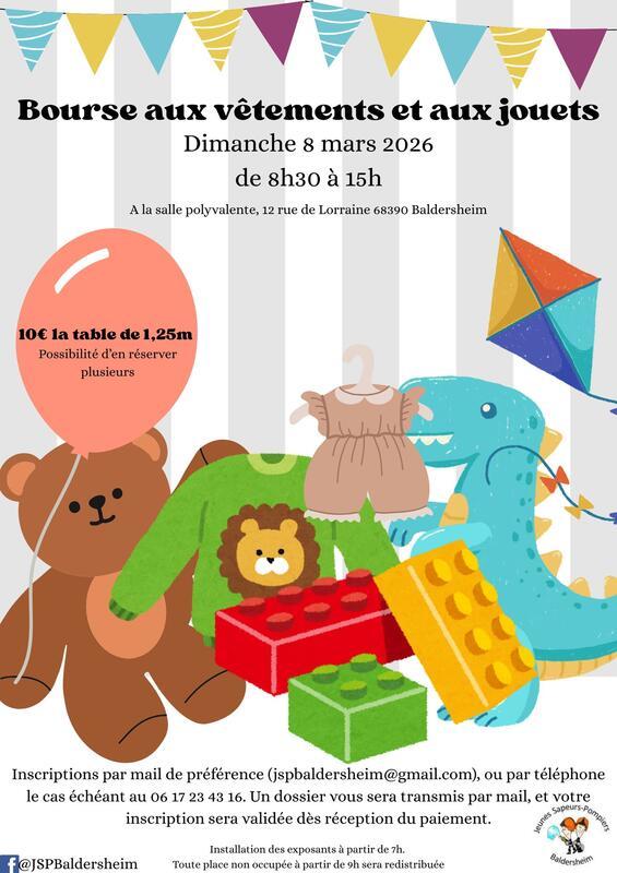 Bourse aux vêtements et aux jouets