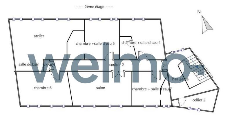 Demeure - 400 m² - 12 pièces