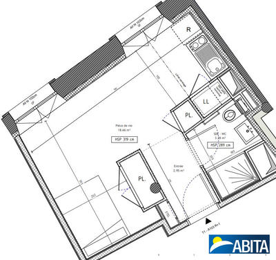 Appartement - 74 m² - 3 pièces