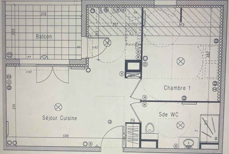 Appartement - 42 m² - 2 pièces
