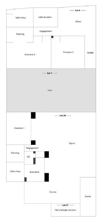 Appartement - 177 m² - 5 pièces