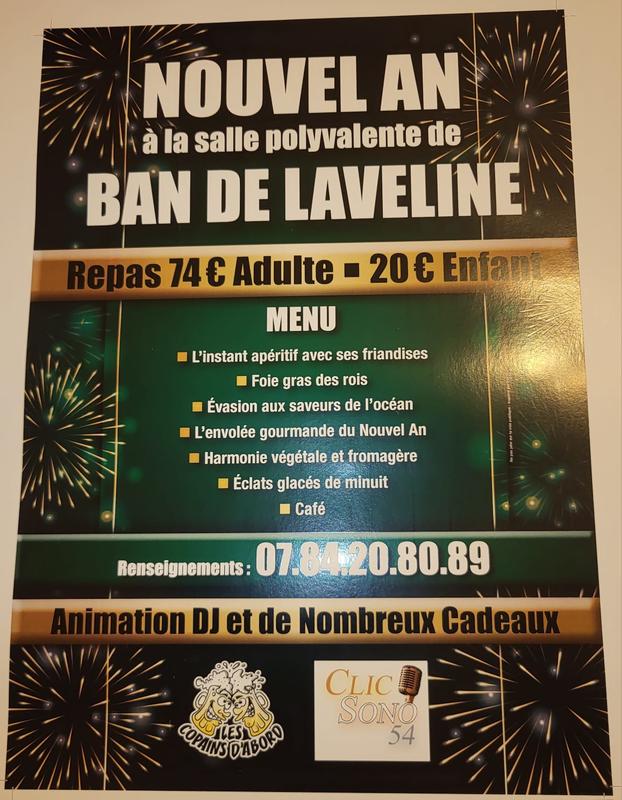 Soirée de la saint sylvestre