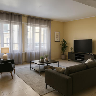 Appartement - 92 m² - 3 pièces