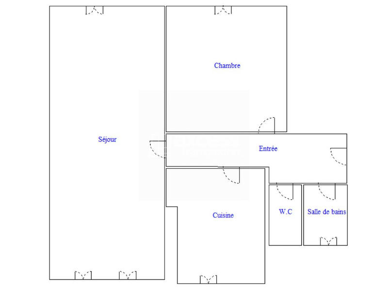 Appartement - 72 m² - 2 pièces