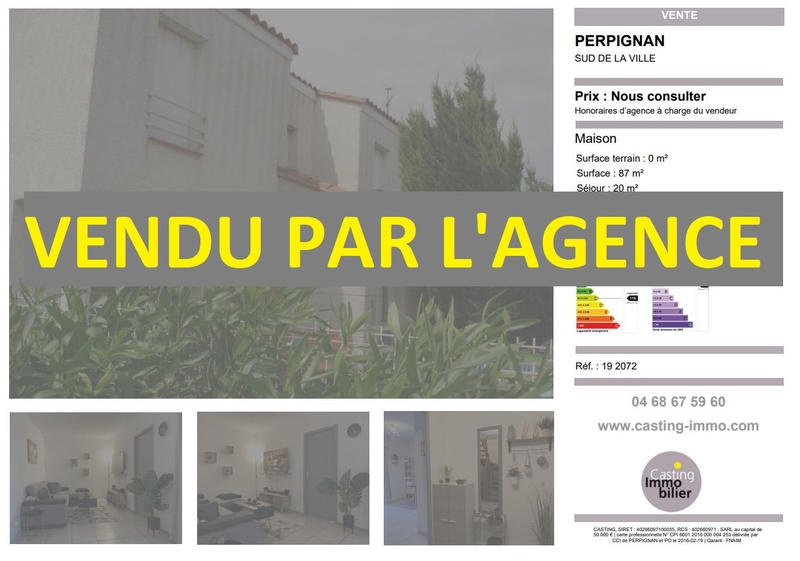 Maison - 87 m² - 5 pièces