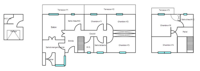 Maison - 125 m² - 7 pièces