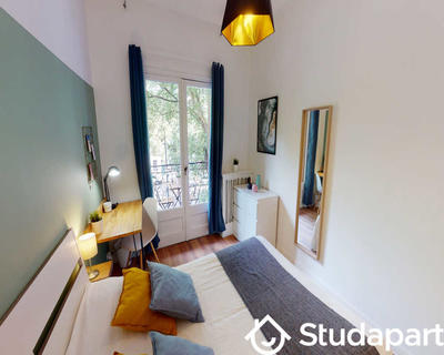 Chambre - 58 m² - 1 pièce