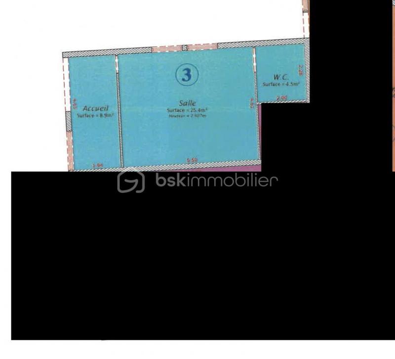 Local commercial - 37 m² - 2 pièces