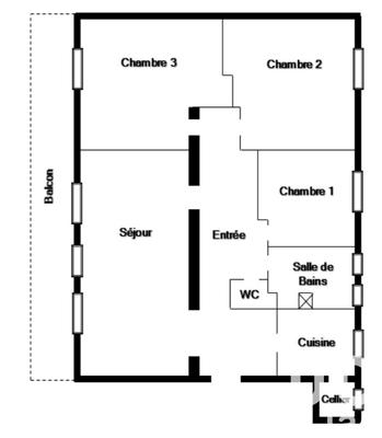 Appartement - 113 m² - 5 pièces